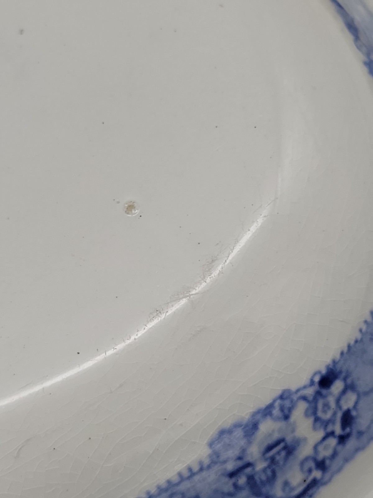 Antique Ridgways England Oriental Transferware Open Vegetable Dish 8.5″ x 6.75″