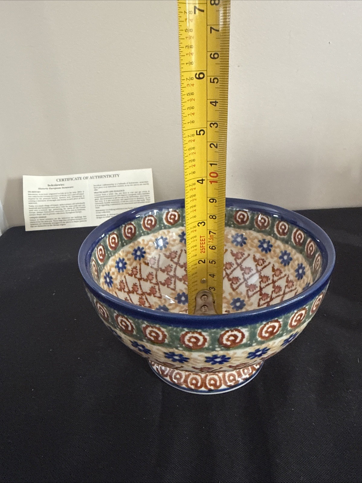 Bowl with Pedestal UNIKAT Made In Poland