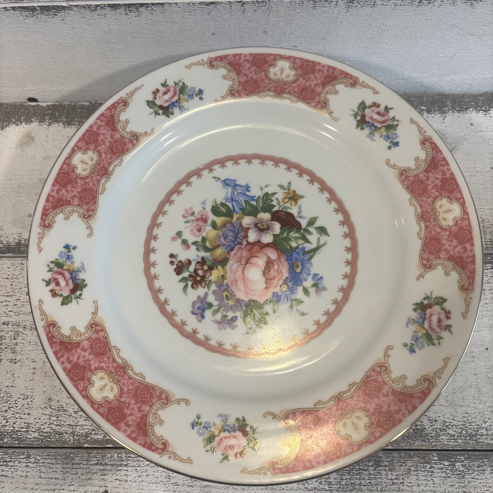 Vintage Remington Spring Garden Red Sea Dinner Plate 10.25″ – Choose QTY
