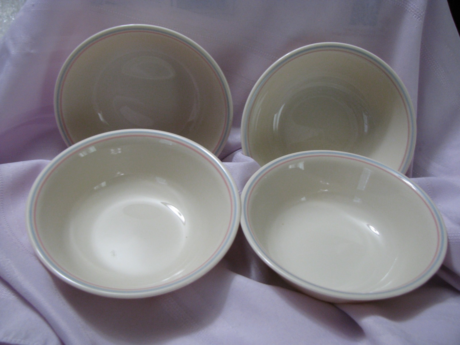 CORELLE ENGLISH BREAKFAST 6 1/4″ CEREAL BOWL Set of (4) “NEW WITHOUT STICKER”