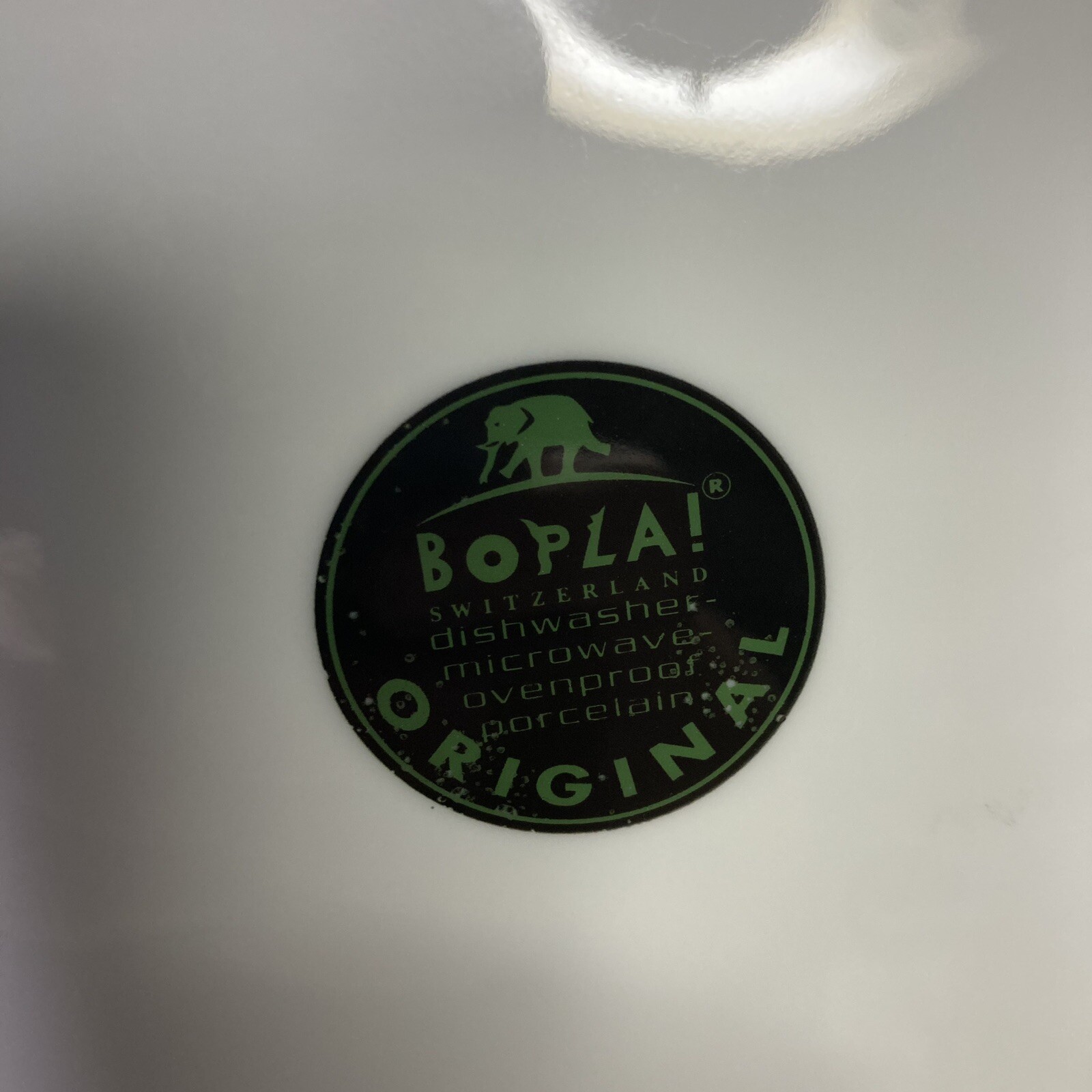BOPLA Langenthal 12.25″ Charger / Chop Plate VOYAGE FLYING Hot Air Balloon Black