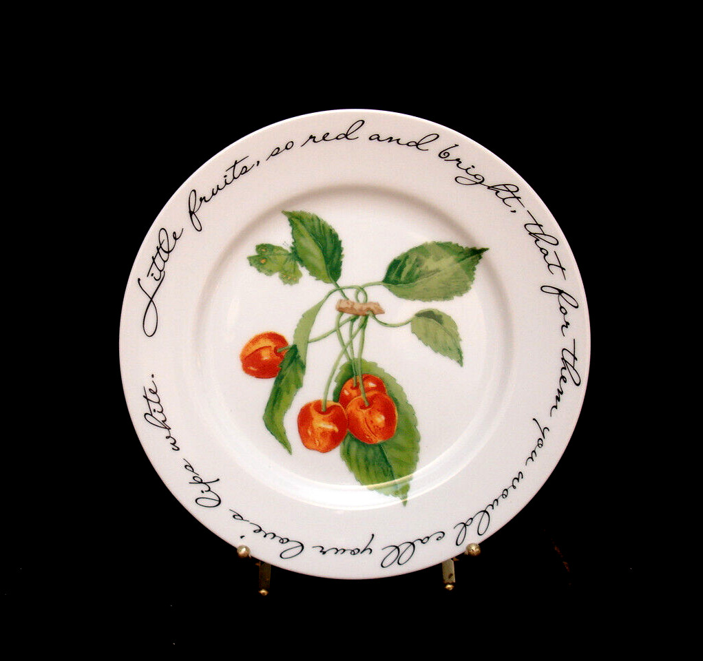 Orchard Suite by Williams-Sonoma SALAD PLATE 7 3/4″ SET / 4