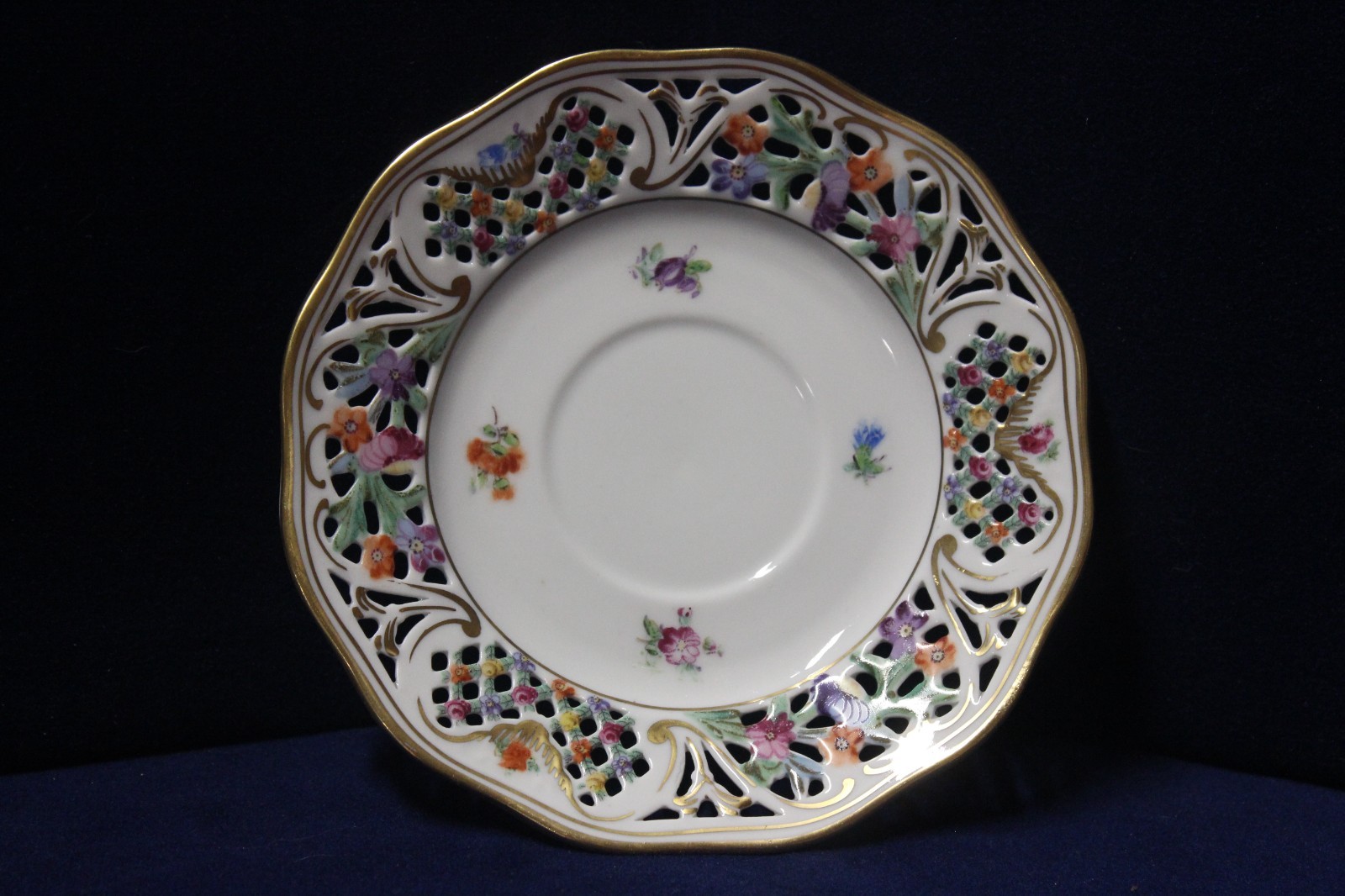 Schumann Bavaria Dresden Empress Chateau Flat Teacup & Saucer Set, 12 Sets Avail