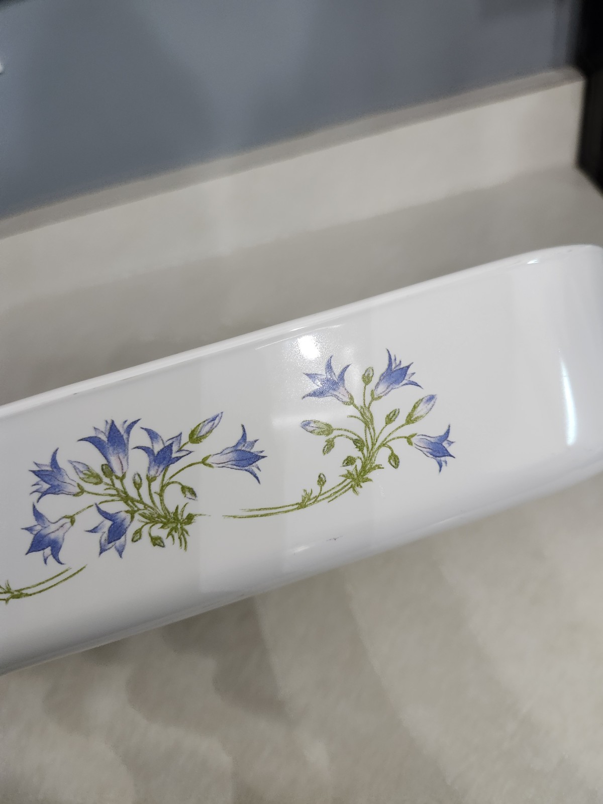 Corning Ware Blue Dusk Rectangular Open Roaster / Lasagna Casserole Pan A-21-B-N