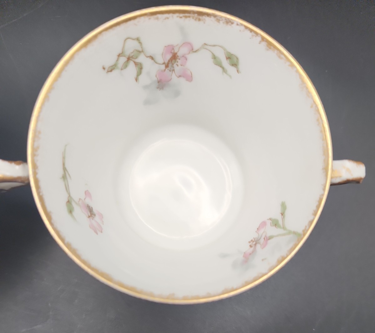 Set of 2 Theodore Haviland Limoges Apple Blossom Tea Cups Memphis Queensware Co.