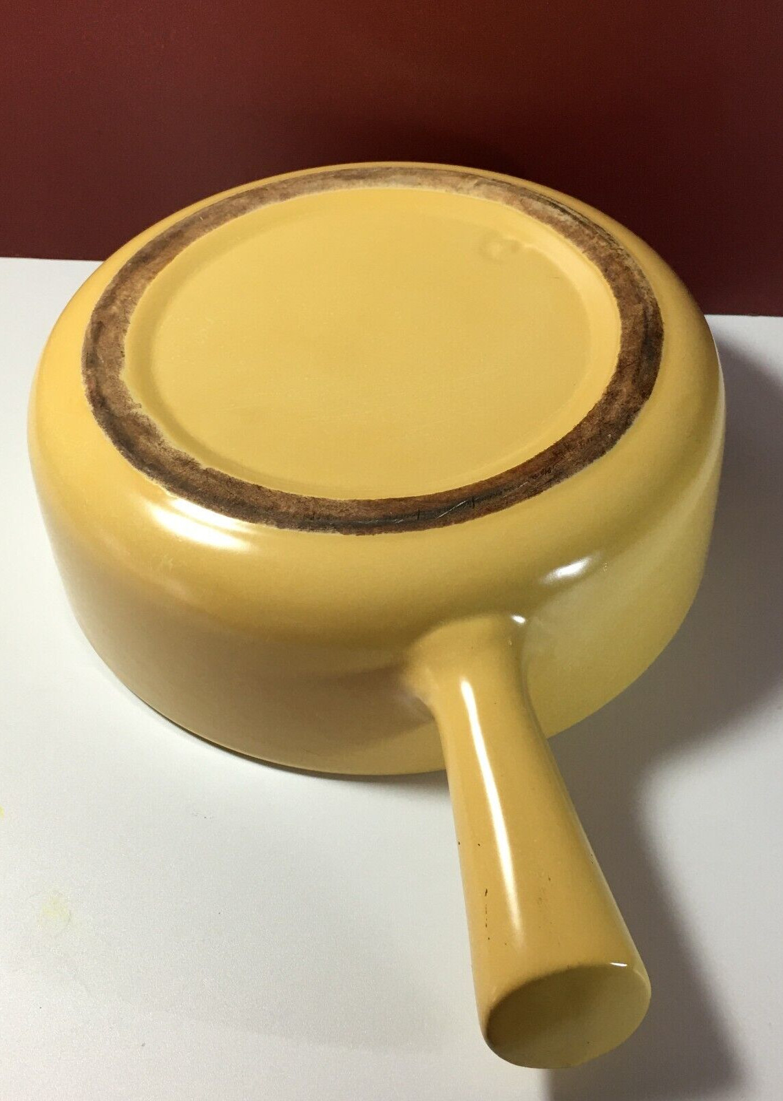 La Solana Pottery Stoneware Casserole with Handle & Cover, Yellow – 9″ – 64 oz.