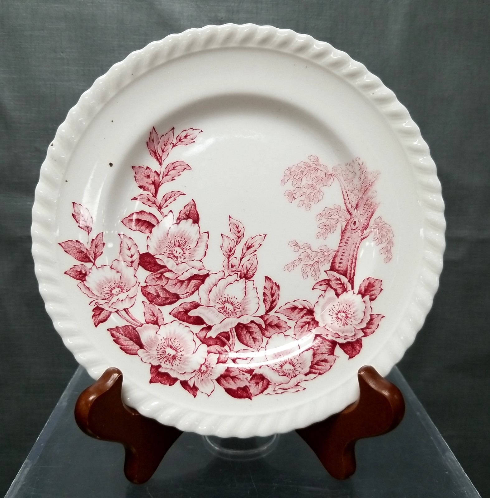 VTG Lot Misc Johnson Bros England Apple Blossom Pink Windsor Ware Dishes
