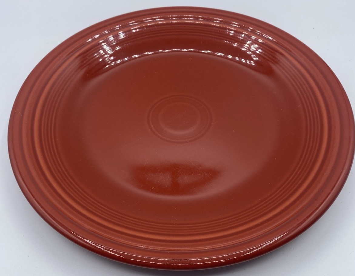 Fiesta Paprika Ceramic 10 1/2-Inches Dinner Plate Homer Laughlin USA