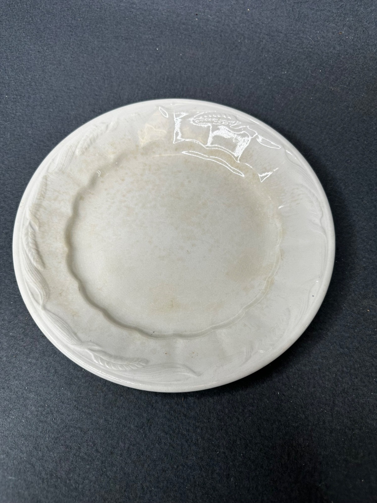 Ironstone Royal Staffordshire Wilkinson Wheat Plates 9.75″ Lot of 4