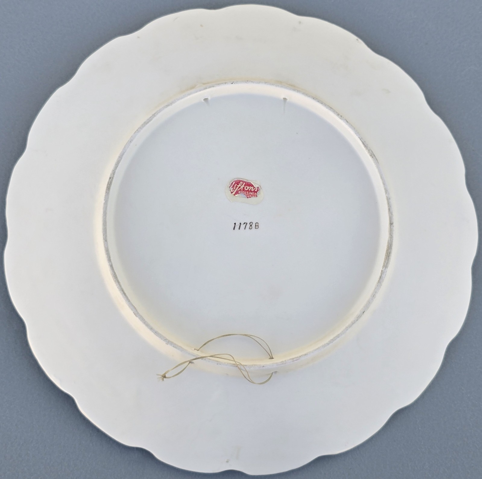 Lot of 2 Vintage Lefton 3D Floral Wall Plates 9″ Inch #1178B Free Ship