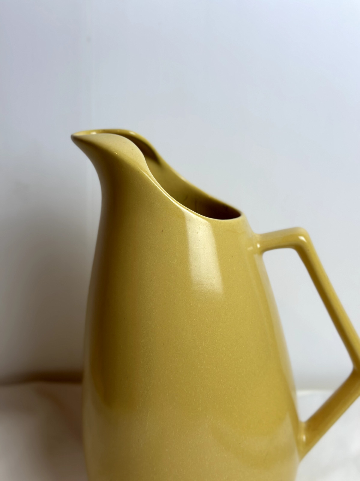 La Solana Yellow Large Serving Pitcher, 11 1/4″.