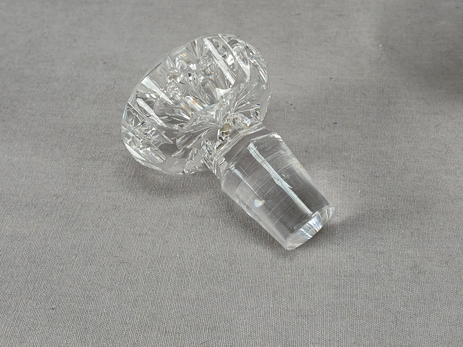 Signed Hawkes Marion Pattern American Brilliant Period Cut Glass Whiskey Jug