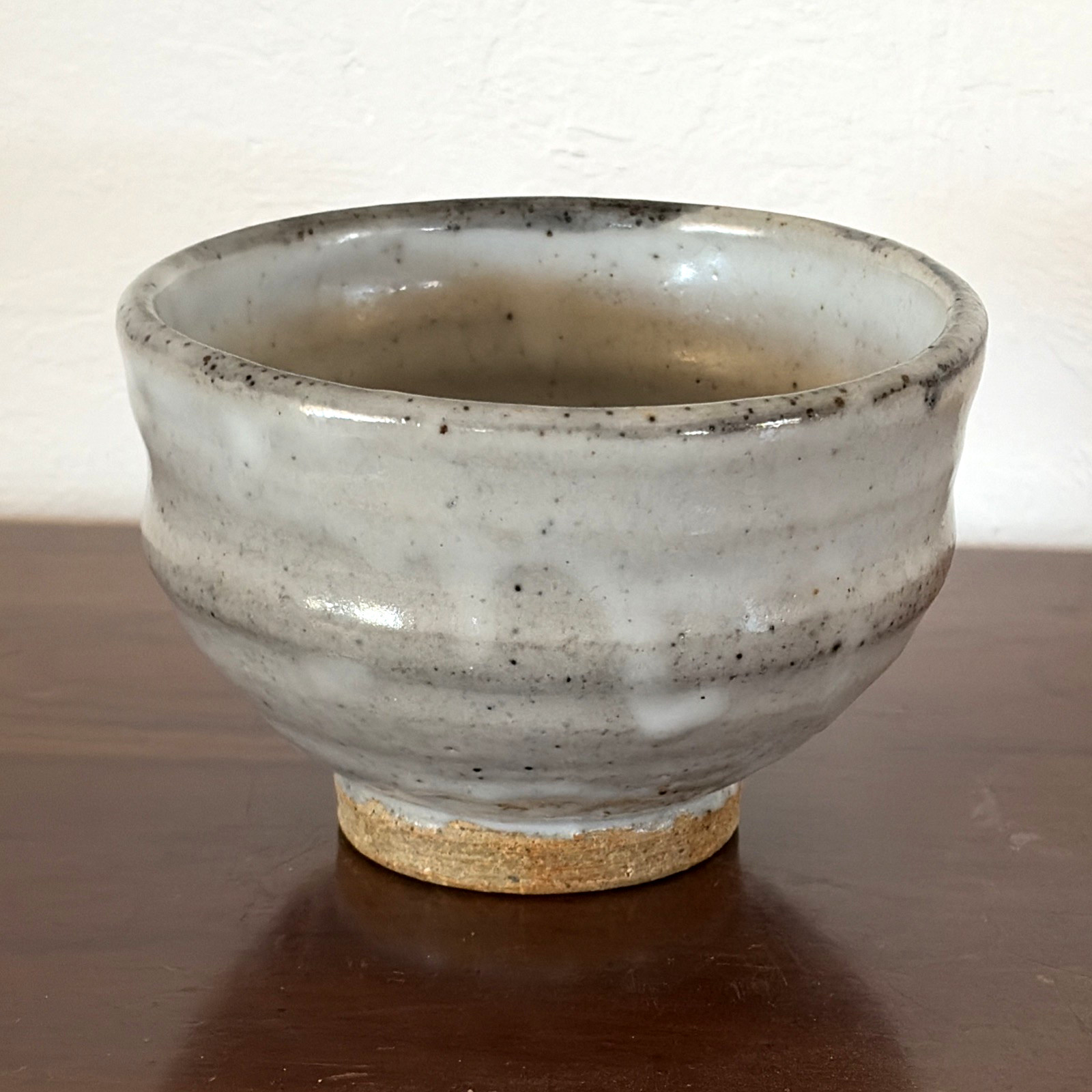 Small Art Pottery Bowl / Dish Mixed Gray Glaze Hand Thrown Studio
