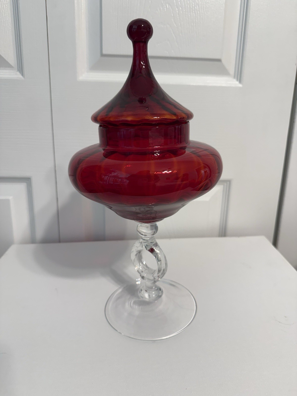 Gorgeous Ribbed Optic Circus Tent Empoli Tangerine Glows