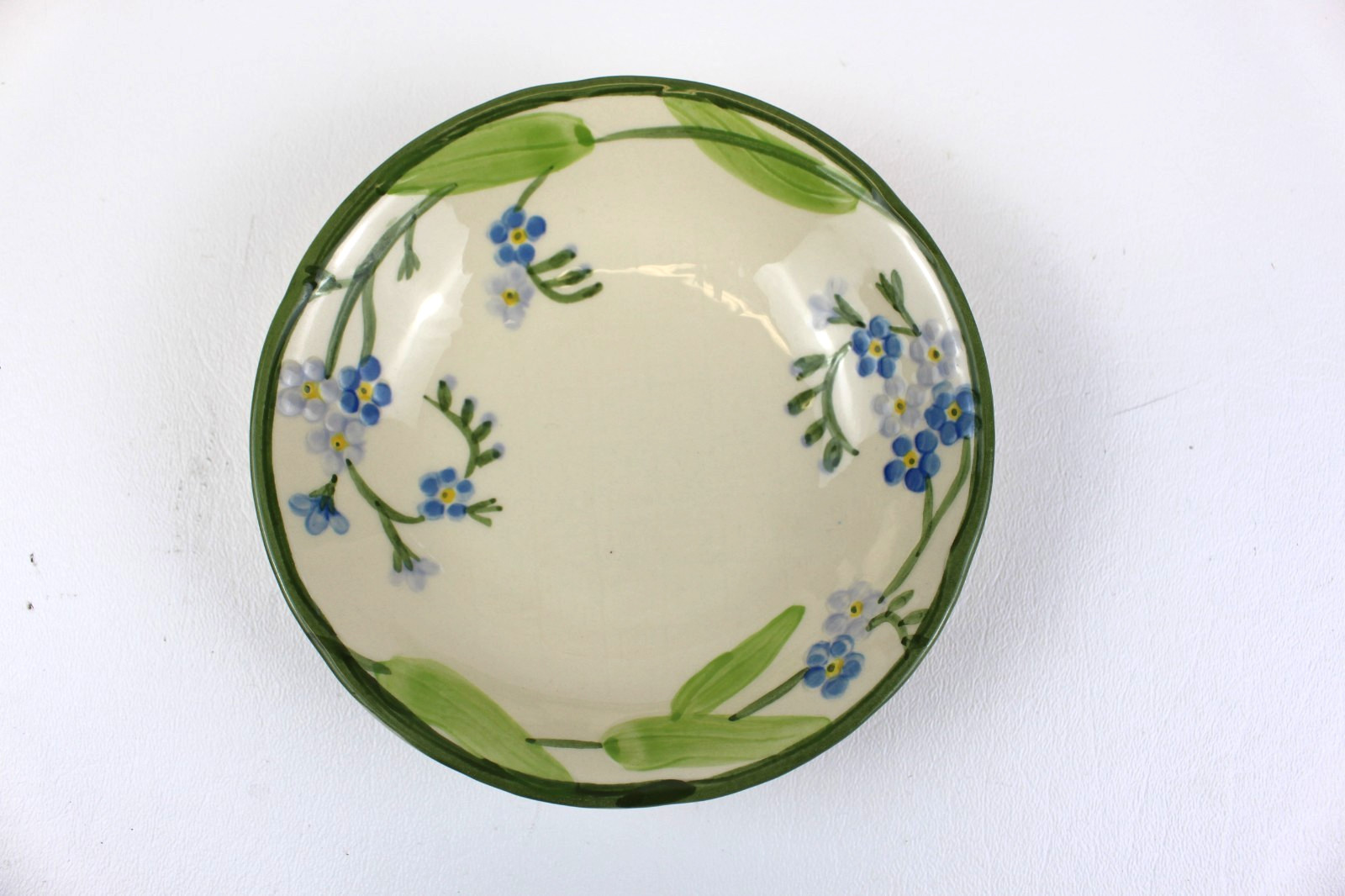FRANCISCAN Forget Me Not Fruit/Dessert (Sauce) Bowl 5 1/4″ Hand Painted Set of 4