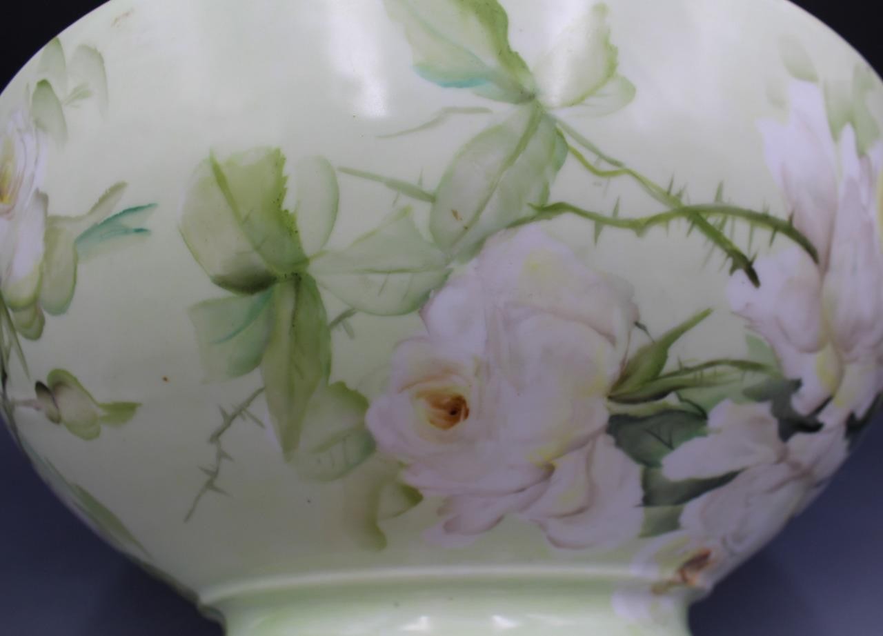1905 Limoges Punch Bowl Hand Painted for Phi Kappa Sigma Fraternity by E. Miler