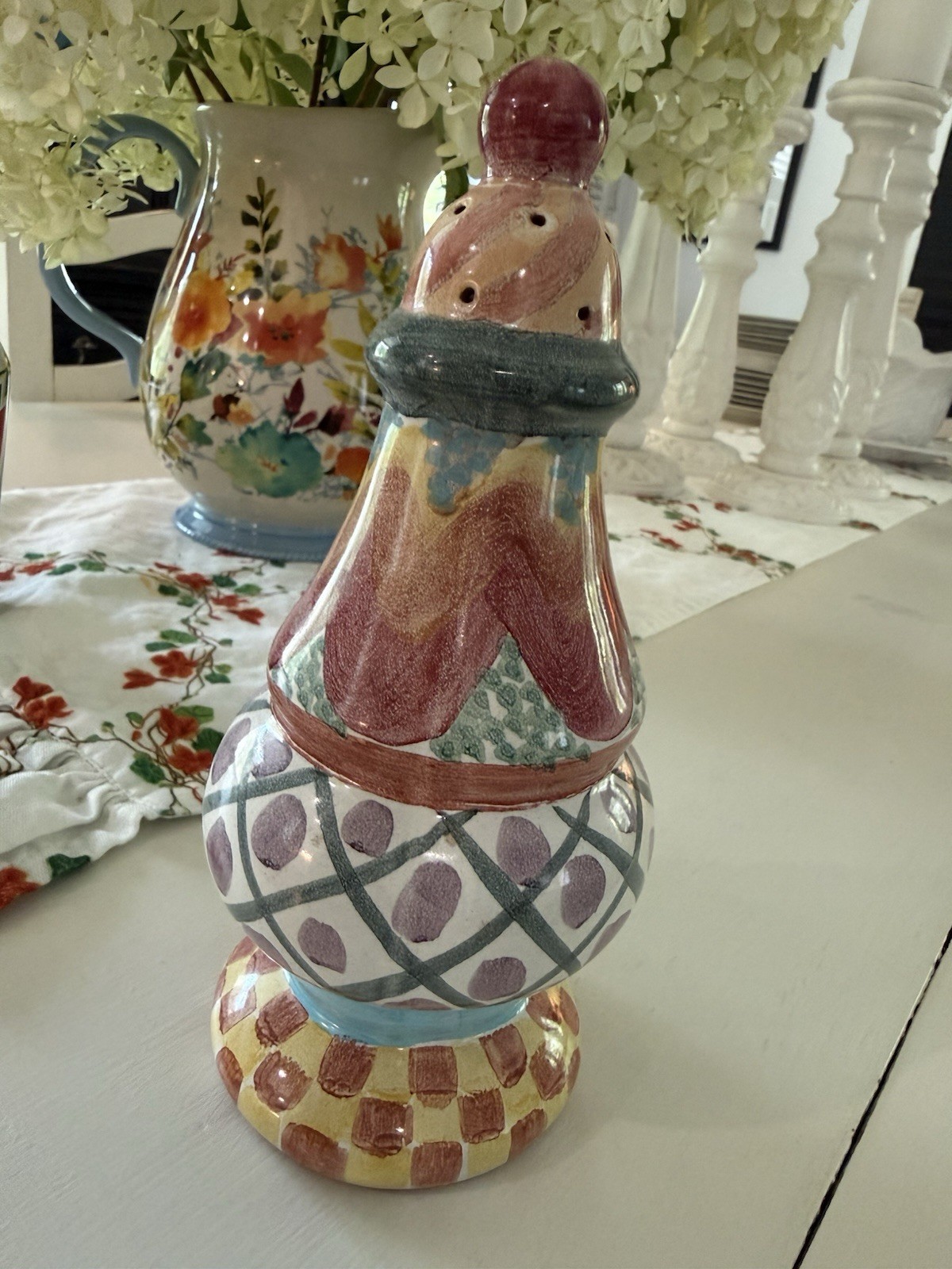 Retired Mackenzie-Childs Keukenhof sugar shaker