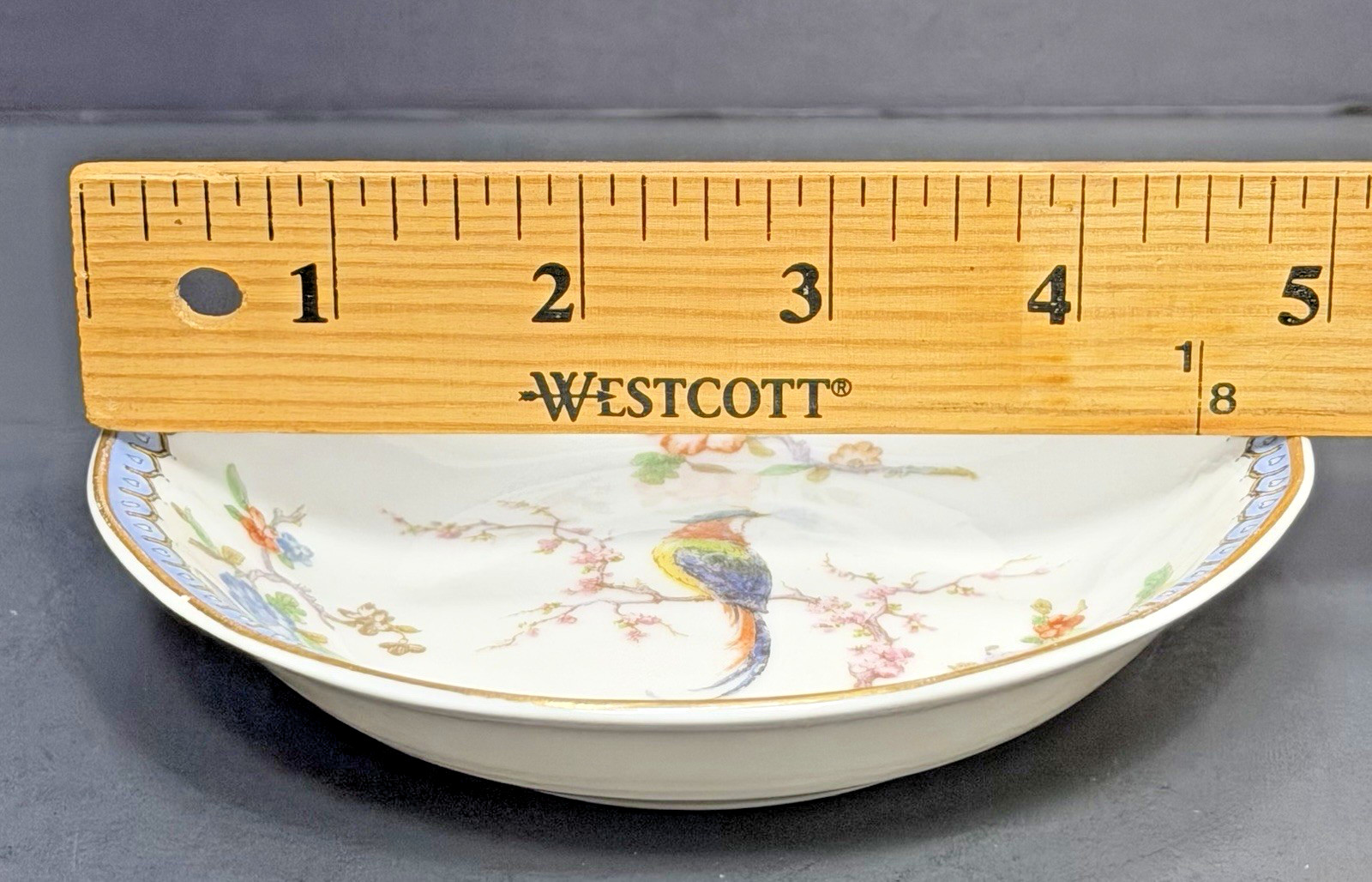 Antique (1903) Theodore Haviland “Bird of Paradise” 5″ Fruit/Dessert Bowls EUC!