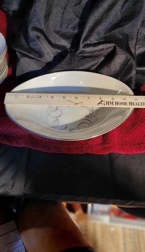 Tempo Dishes By Meito Japan 9″ Round Bowl & Oval Serving Platter  Set of 2 MCM