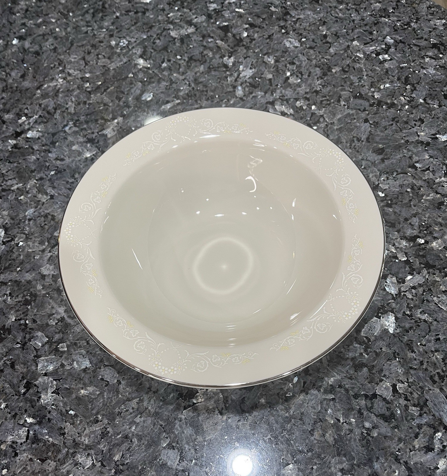 Pickard “Poetry” Porcelain Round Vegetable Bowl 9 1/8 Inch Made In USA