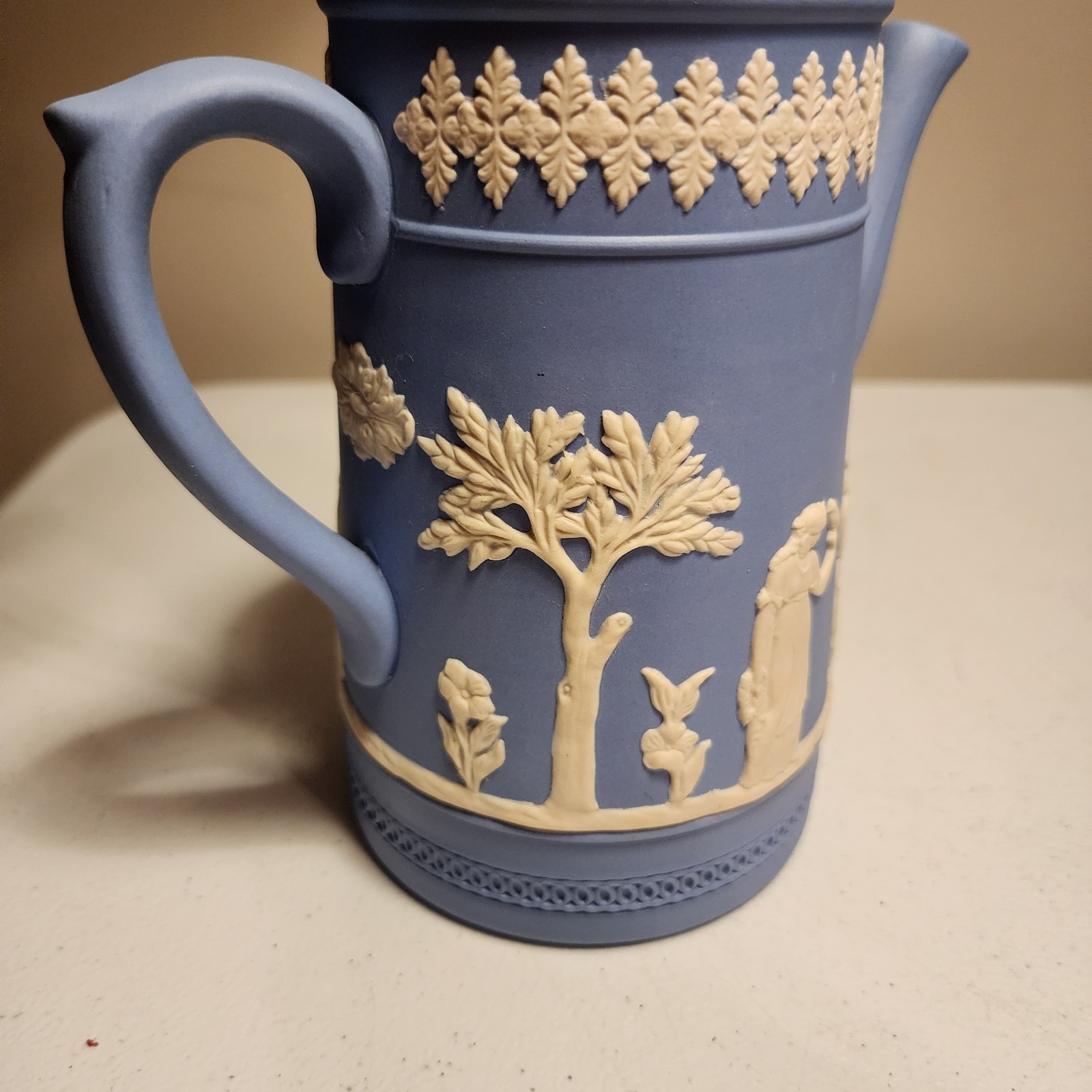 Vintage Dudson Hanley Blue Jasperware 19pc Coffee & Tea Service -…