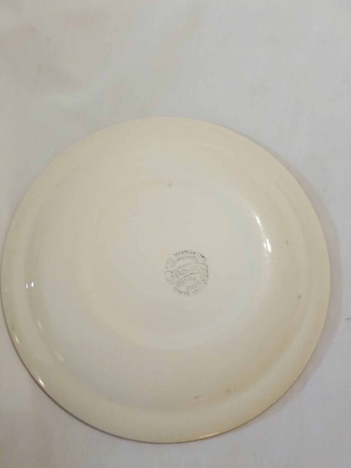 Vintage Vernonware Homespun Plate 6.25 in Plaid
