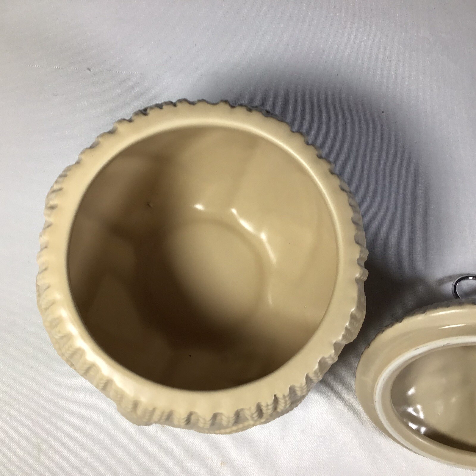 Vintage FTD Unique Textured Candy Dish Flower Christmas Ornament Flower Vase