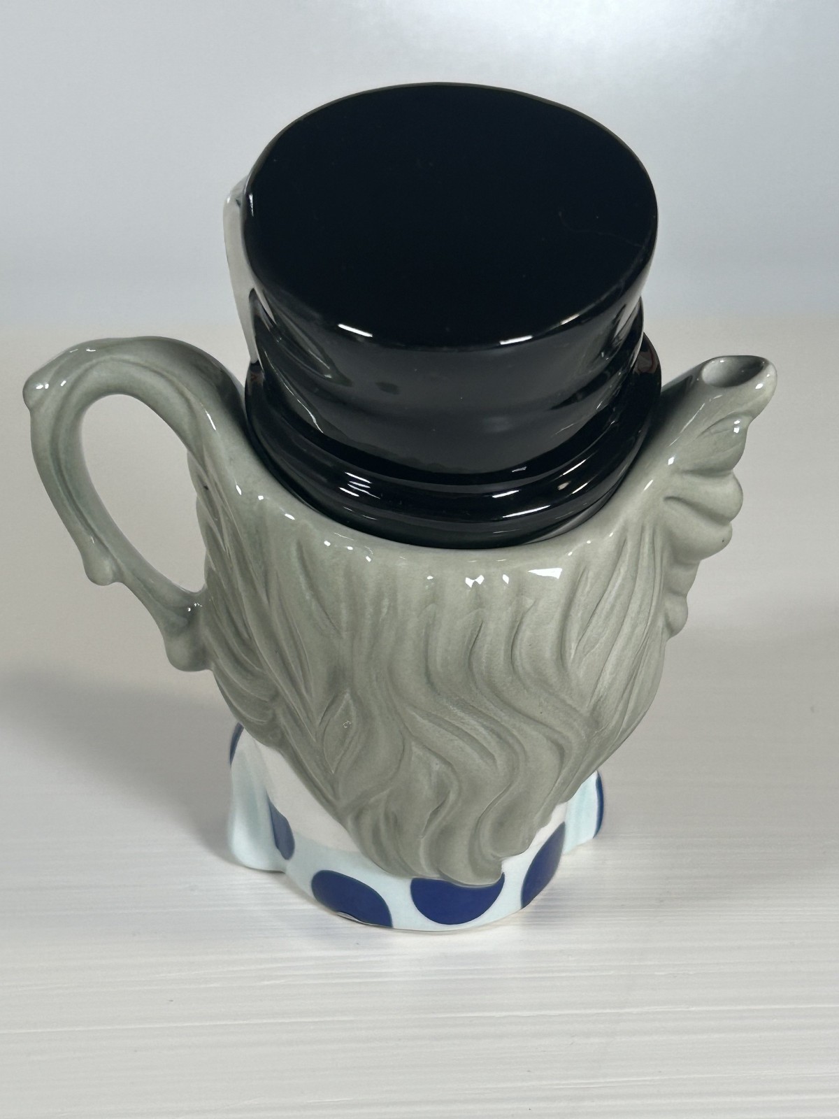 Cardew Small Mad Hatter Head Teapot Alice in Wonderland Creamer Pitcher Quirky