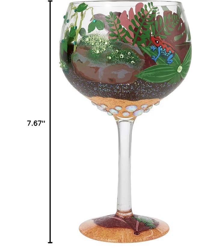 Lolita Rainforest Terrarium Copa Artisan Cocktail Glass