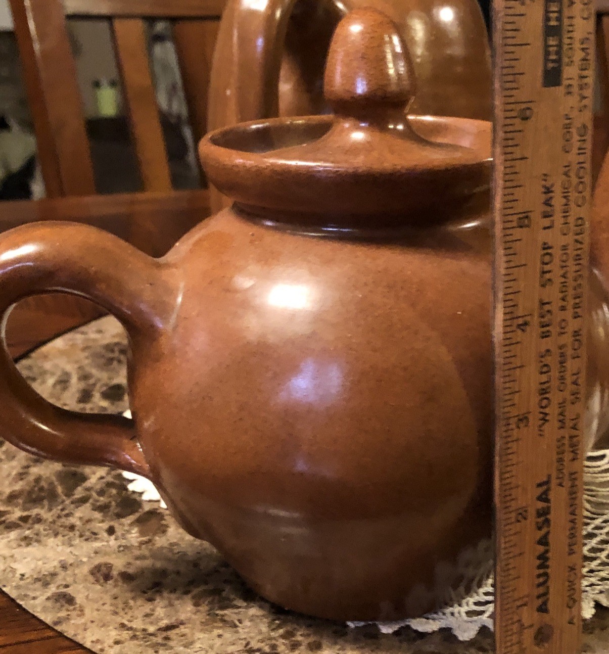LOT OF 3 Bybee BB Kentucky American Art Pottery Caramel Coffee Pitcher/T Pots