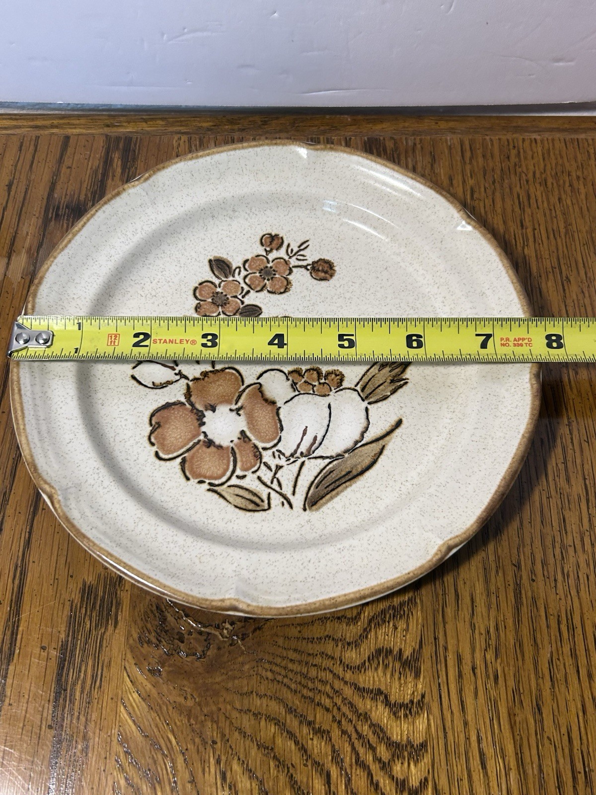 Hearthside Autumn Fair 7.75″ Salad Plate Baroque Stoneware Japan Hand Painted