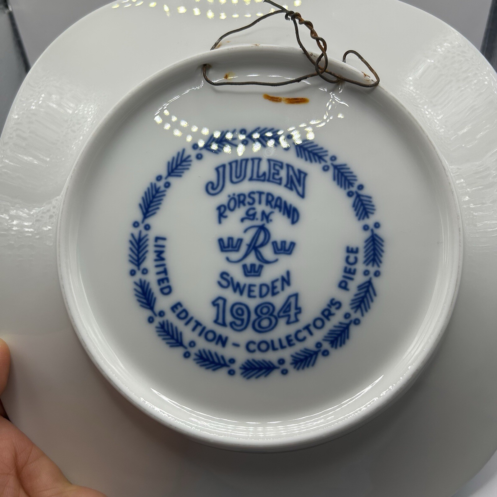 Gunnar Nylund Rörstrand Sweden Vintage Wall Plates Set Of 5 90’ 89’ 88’ 87’ 84’