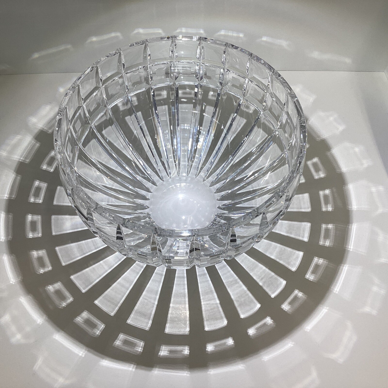 VTG Marquis by WATERFORD QUADRATA lead crystal bowl with box signed
