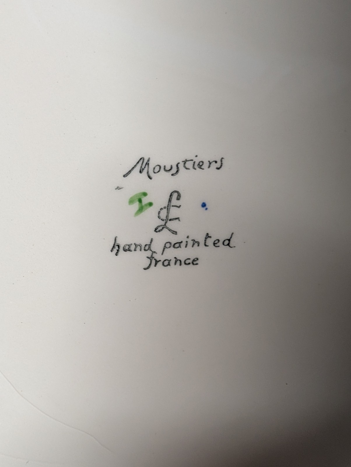 Vintage Set Of 6 Moustiers By Longchamp Made In France 10.25″ Dinner Plates