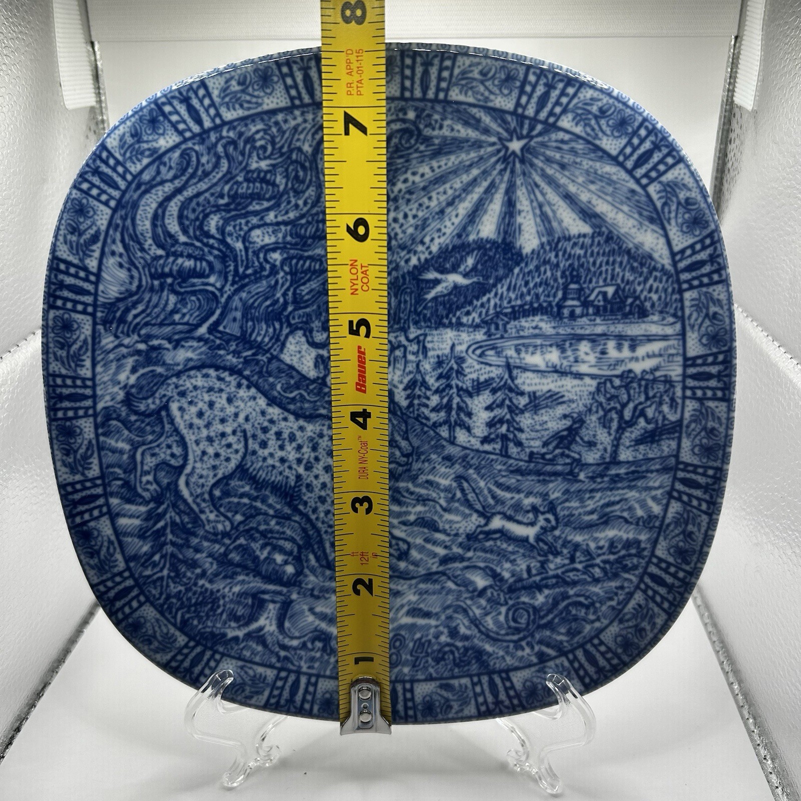 Gunnar Nylund Rörstrand Sweden Vintage Wall Plates Set Of 5 90’ 89’ 88’ 87’ 84’