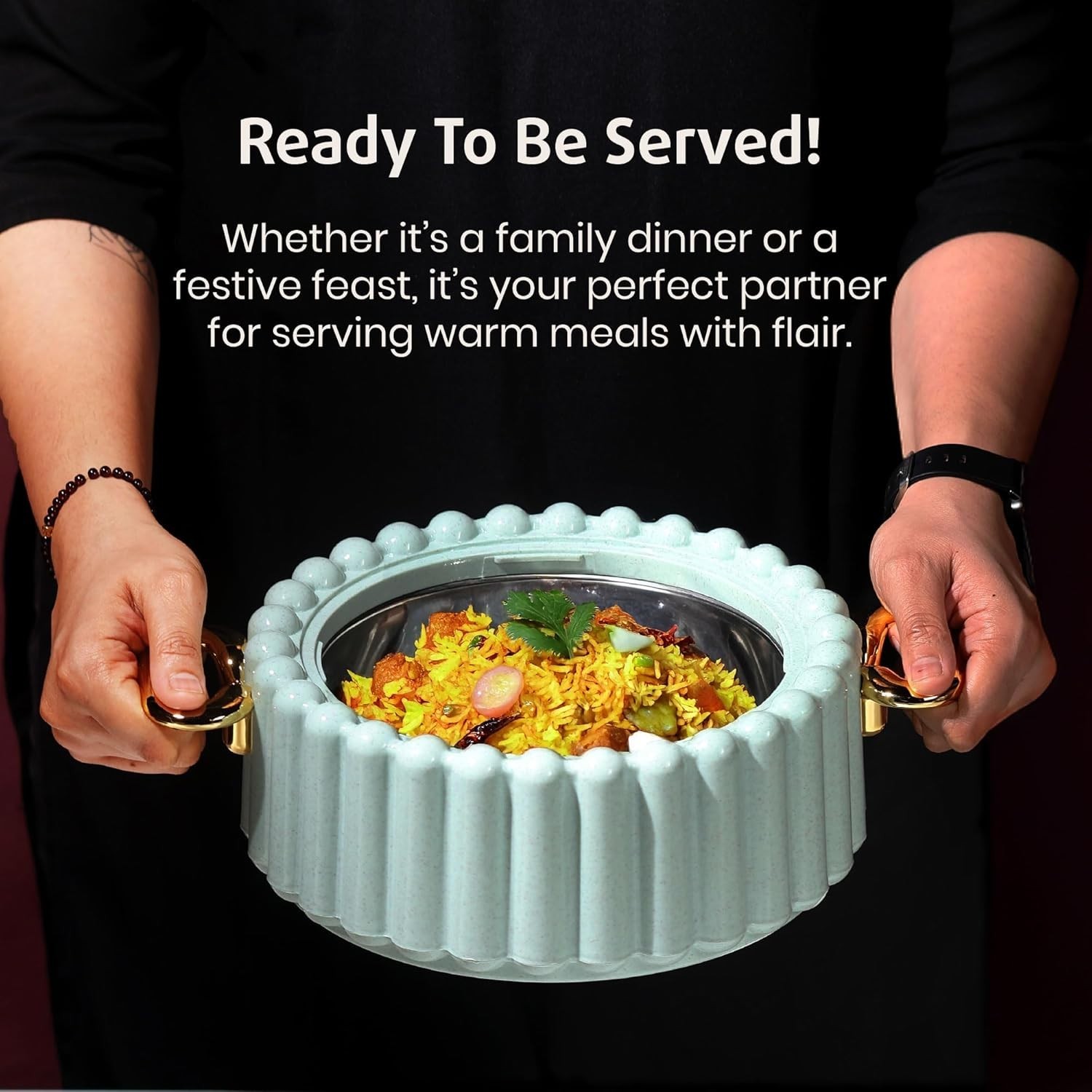 Casserole | Advanced PU Insulation | Royal Elegant Design Hot Pot 1700 ML
