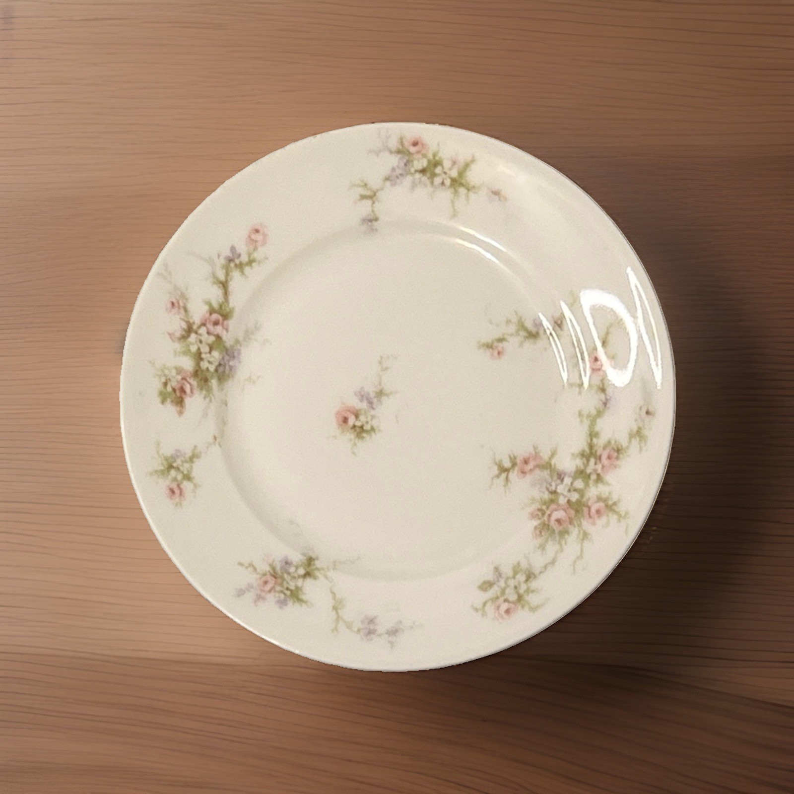 Theodore Haviland Limoges France 145A Bread & Butter Plate Pink Floral 6.25”