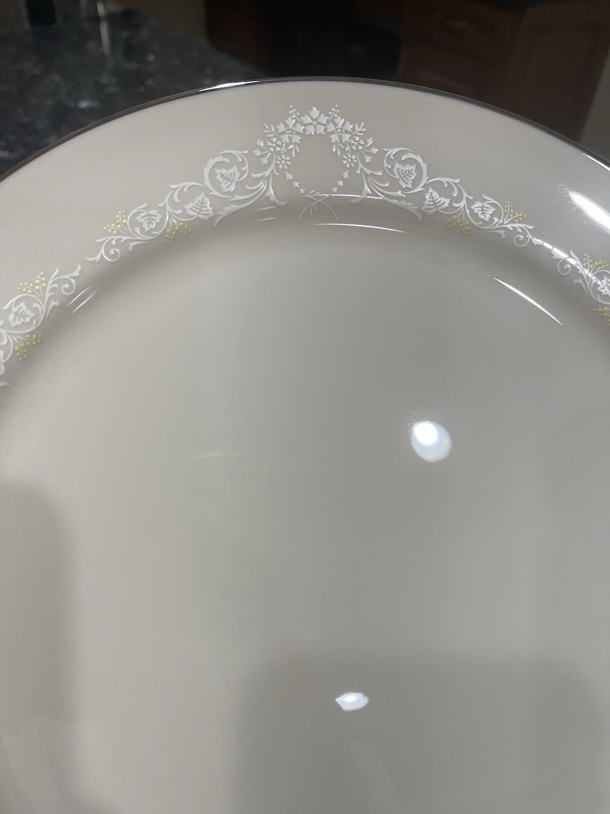 Pickard “Poetry” Porcelain Dinner Plates 10 7/8 Set Of 2 Made In USA