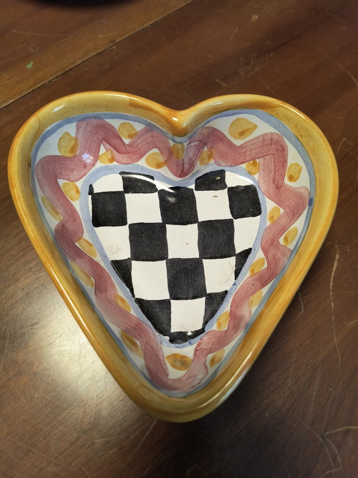 MacKenzie Childs 5 In Heart Bowl