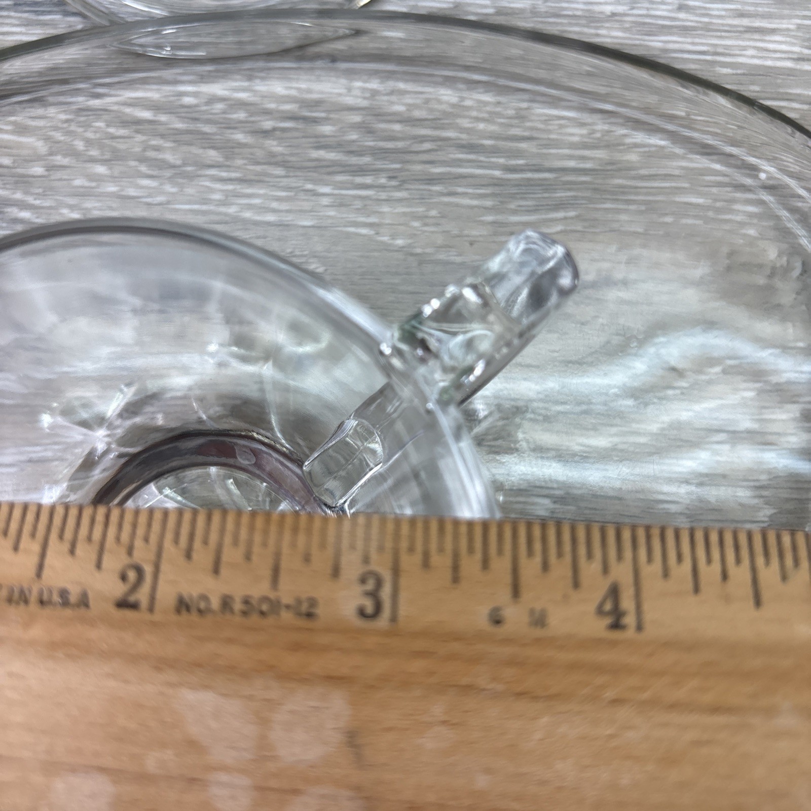 Vintage Indiana Glass 4 Diff. Snowflake Triangle Snack Plates W/Cups set 8.75”