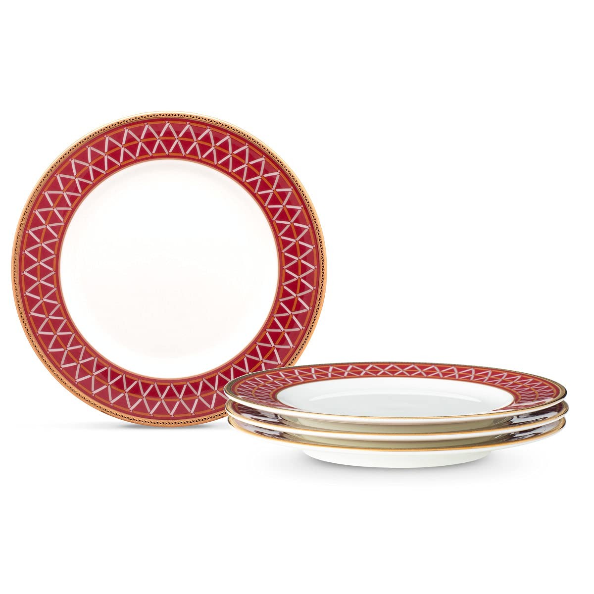 Noritake Crochet Bread & Butter/Appetizer Plate, 6 1/2″, Set of 4.,