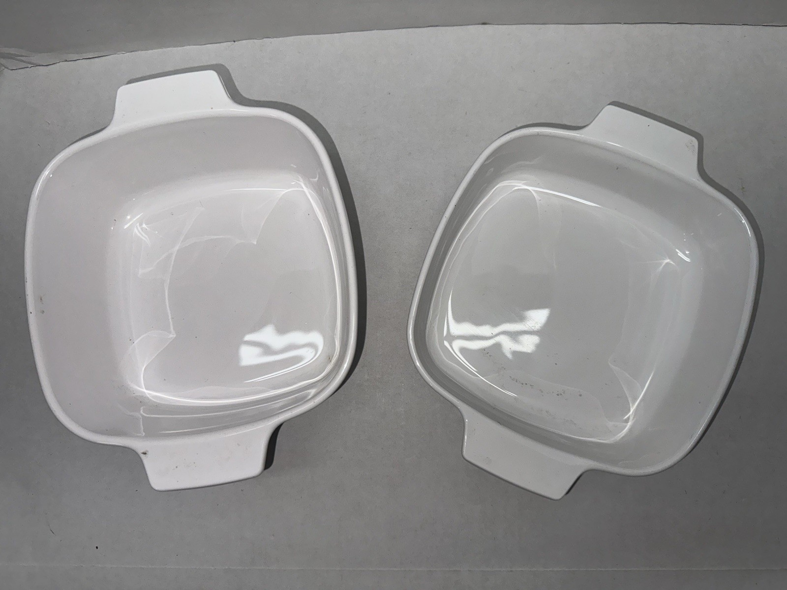 Corning Ware Blue Dusk & Plain Set of 2 Casserole Baking Dishes 1.5 & 1L No lids