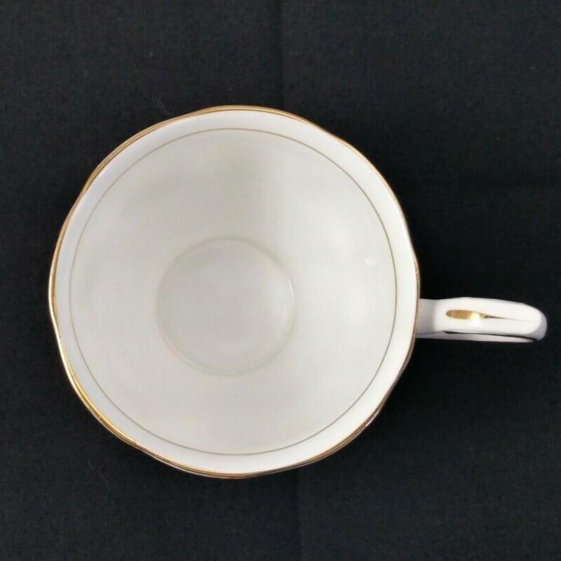 Royal Albert Snowdrop Bone China Teacup & Saucer Hand Painted England