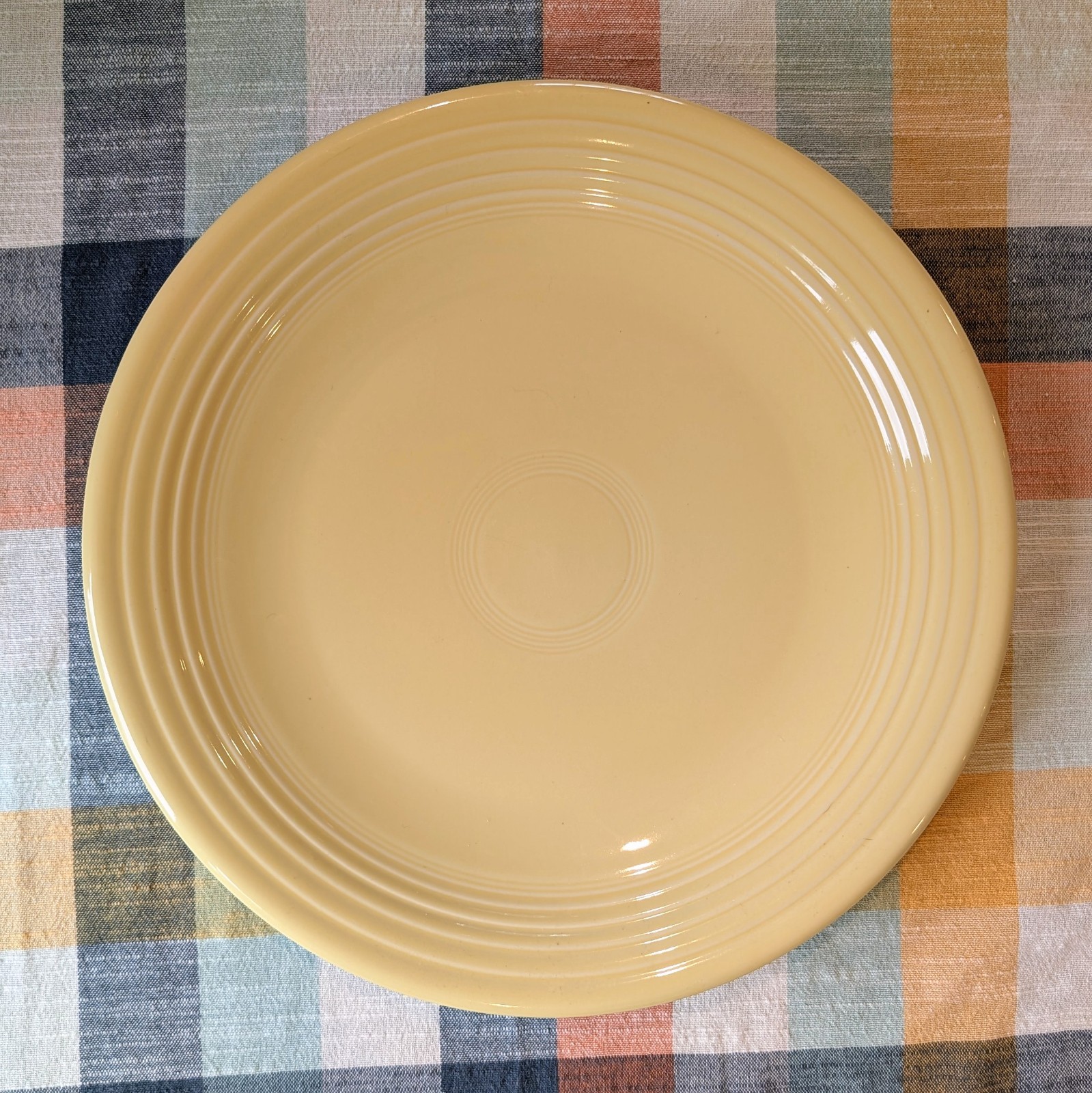 Fiesta Ivory 11 3/4” Chop Plate Round Platter Homer Laughlin Fiestaware Serving