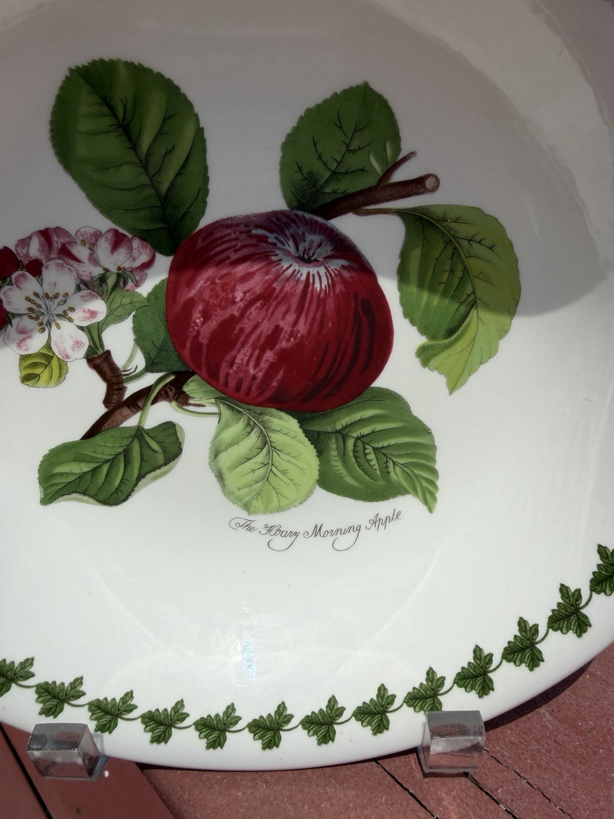 Portmeirion Pomona 8 1/2″ Serving Bowl Dish The Hoary Morning Apple