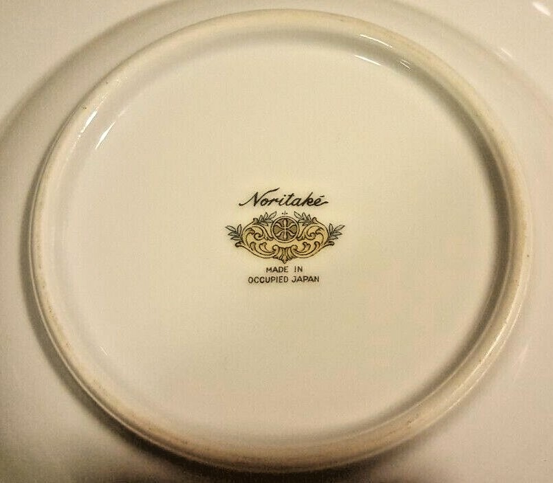 HARMONY (RED) 3906 Occupied Japan, Rimmed Soup Bowl, 8 1/4″ Noritake Dish