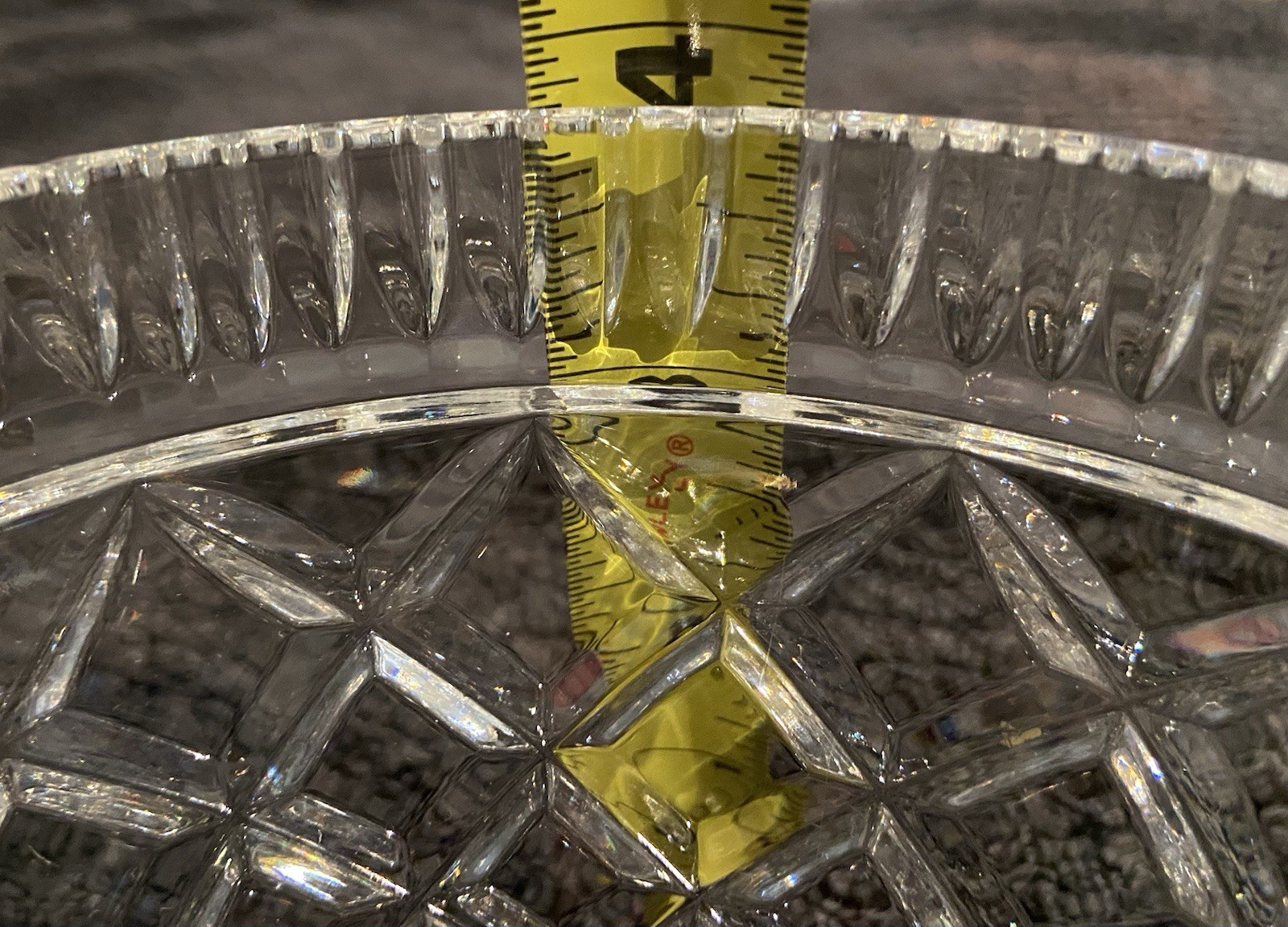 Vintage Waterford Crystal Bowl 6″ Signed By Master Cutter Philip Sheridan 1997