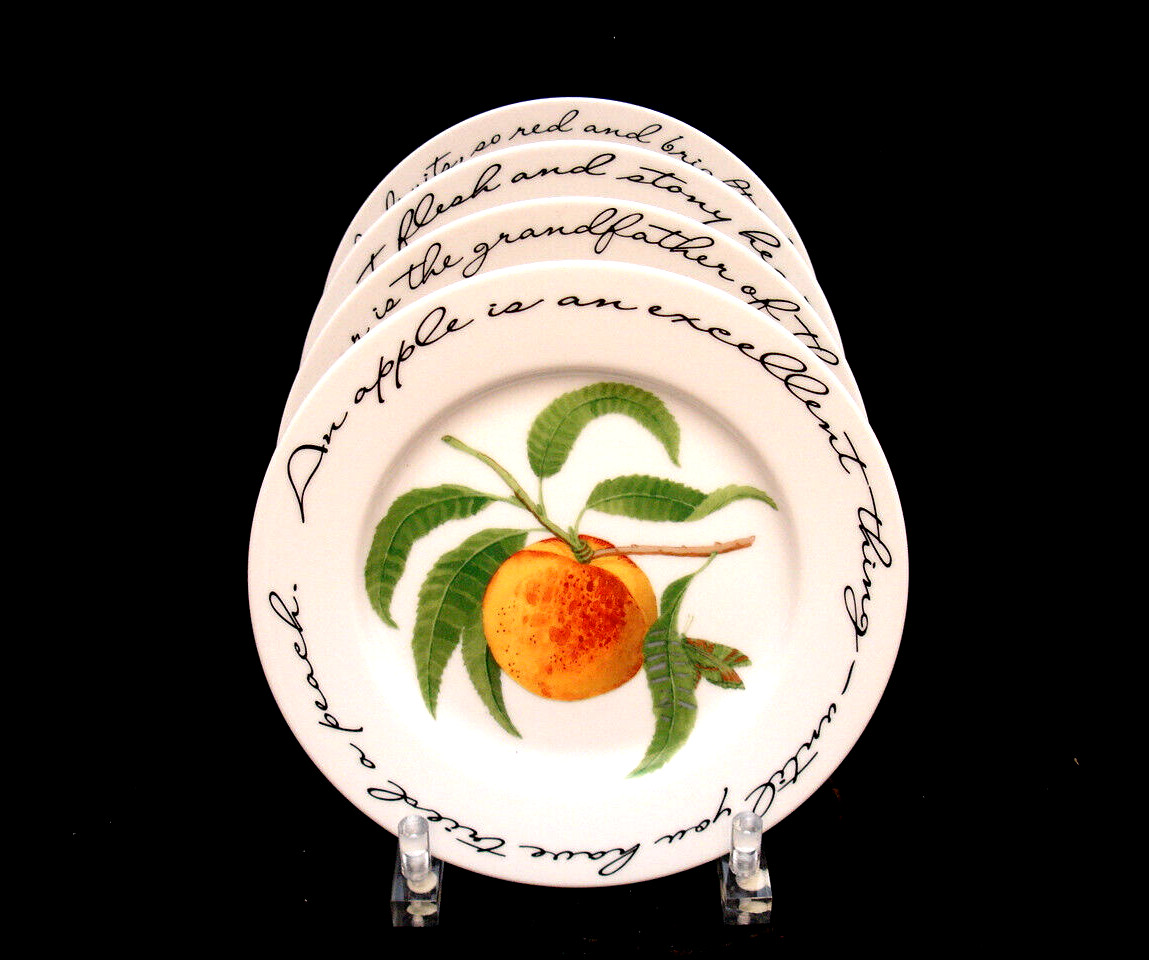 Orchard Suite by Williams-Sonoma SALAD PLATE 7 3/4″ SET / 4