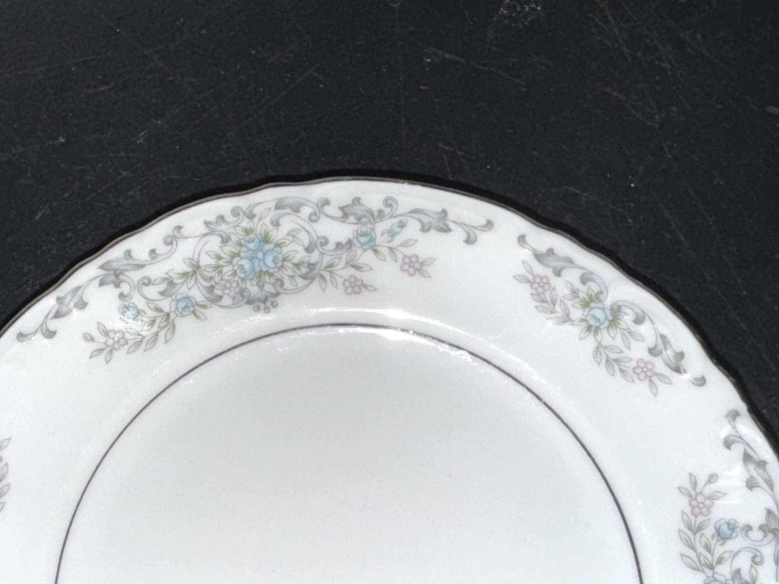 VINTAGE 4 pc NORLEANS THERESA JAPAN 6 1/4″ BREAD & BUTTER PLATE FINE CHINA 1964-