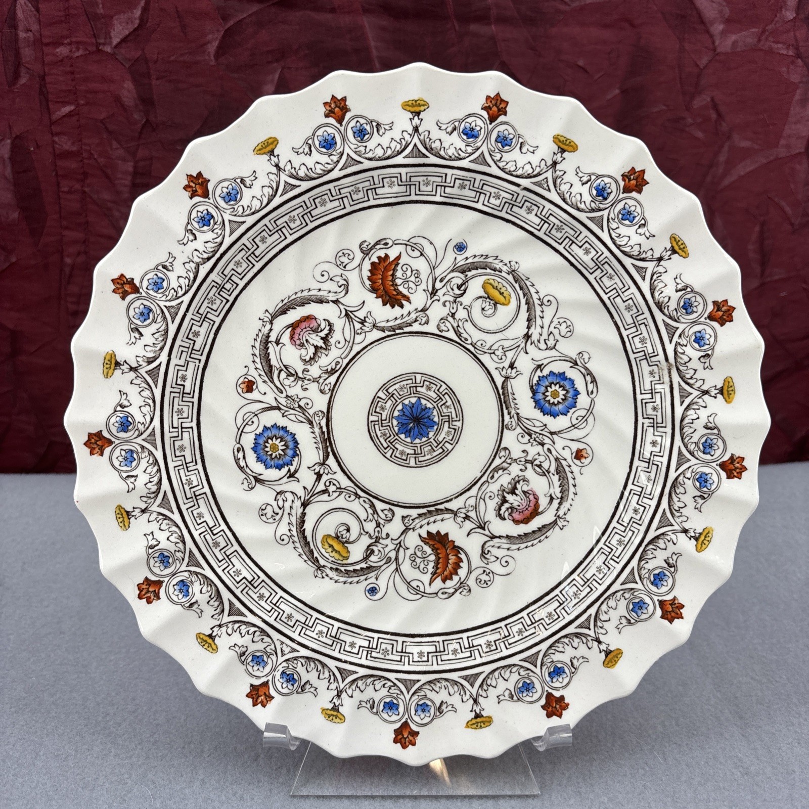 Copeland Spode Florence 8” Salad Plate Earthenware Made In England GUC one plate